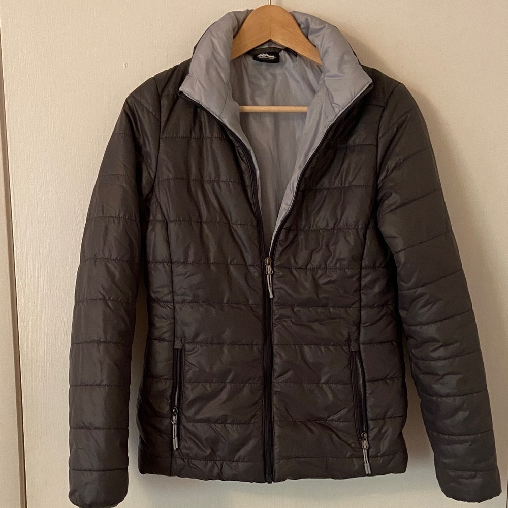 Women Charcoal Puffer Jacket